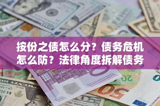 北京按份之债怎么分？债务危机怎么防？法律角度拆解债务分配与风险自保指南