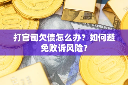 北京打官司欠债怎么办？如何避免败诉风险？
