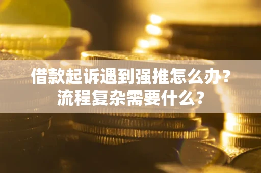 北京借款起诉遇到强推怎么办？流程复杂需要什么？